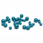 5mm runde Swarovski pearls i Iridescent Dark Turquoise