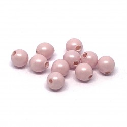 Swarovski® crystal pearl, 3mm rund, Pastel Rose, 10 stk