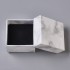 Smykke æske, hvid marmor 5,2x5,2x3x3cm