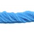Facetslebne glasperler, is blå 2x3mm