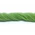 Facetslebne glasperler, peridot jade grøn 2x3mm