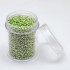 8/0 Glas seed beads, lime green 2-3mm, 10g