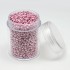 8/0 Glas seed beads, pearl pink 2-3mm, 10g