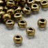 11/0 Glas seed beads, dark goldenrod 2x1,5mm, 10g
