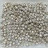 8/0 Glas seed beads, frosted silver 2-3mm, 10g