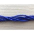 Syntetisk blå lapis lazuli, rund 3mm, hel streng