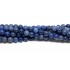 African blue stone, rund 6mm, hel streng