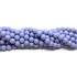 Lavendel farvet shell pearl, rund 5-6mm, hel streng
