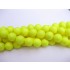 Frosted shell pearl, neon gul 10mm, hel streng