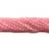 Rosenkvarts, rund 4mm, hel streng (farvet)