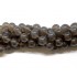 Grå agat, rund 12mm, 6 perler