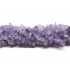 Lavendel ametyst, chips perler 5x8mm, 80cm streng