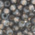 Miyuki Rocailles seed beads, 11/0 Dyed Rustic Gray Silver Lined Alabaster (650)