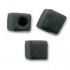 Miyuki cubes 3mm, Black Mat (401f) 10g