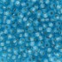 Miyuki Rocailles seed beads, 11/0 Dyed Aqua Silver Lined Alabaster (647)