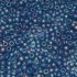 Miyuki Rocailles seed beads, 11/0 Capri blue mat AB (149FR) 
