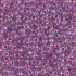 Miyuki Rocailles seed beads, 11/0 Crystal AB Raspberry Lined (264)