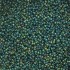 Miyuki Rocailles seed beads, 15/0 Mat Transparent Dark Emerald AB (156fr) 8g