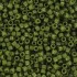 Miyuki Delicas Duracoat 11/0 Opaque Dyed Moss Green (DB2357) 4g