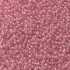 Miyuki Rocailles seed beads, 11/0 Pink Lined Crystal (207)