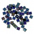 Miyuki Tila perler, Metallic Iris Variegated Blue (455), 5g