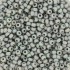 Miyuki Rocailles seed beads, 11/0 Opaque Glazed Frosted Rainbow Cadet Grey (4705)