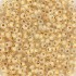 Miyuki Rocailles seed beads, 11/0 24k Yellow Gold Lined Opal (196) 2g