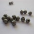 4mm antik forsølvede rillede perler, 20 stk