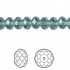 Swarovski® crystal, 8x6mm facetslebet rondel, Erinite
