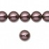 Swarovski crystal pearl, Burgundy, 10mm rund