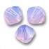 Swarovski crystal, 4mm bicone, Violet opal, 10 stk