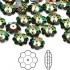 Swarovski® crystal, 10mm marguerite lochrose flower, Crystal vitrail medium