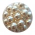 Swarovski crystal pearl, White, 8mm rund