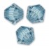 Swarovski® crystal 6mm bicone, denim blue