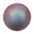 Swarovski® crystal pearl, 8mm rund, Iridescent Red Pearl