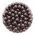 Swarovski® crystal pearl, Burgundy, 4mm rund, 10 stk