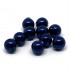 Swarovski® crystal pearl, 4mm rund, Night Blue, 10 stk