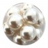 Swarovski crystal pearl, White, 12mm rund