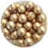 Swarovski® crystal pearl, Vintage Gold, 6mm rund
