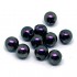 Swarovski crystal pearl, Iridescent Purple, 3mm rund, 10 stk