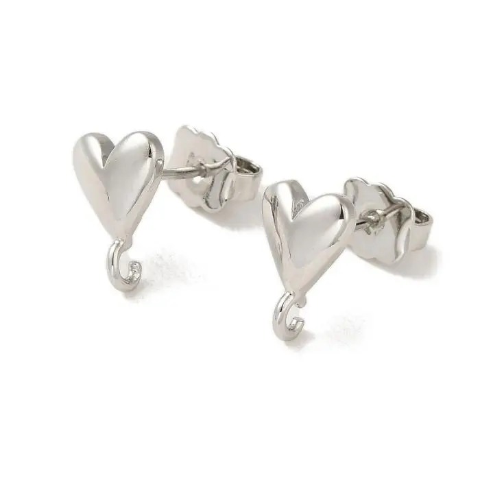 Platin eller sterling sølv belagte øreringe