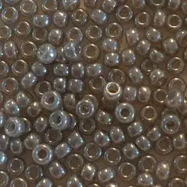 Miyuki Rocailles seed beads, 8/0 Silver Grey Ceylon (526) 8g - 