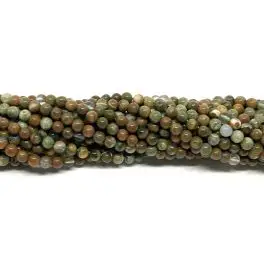 Polar jaspis, rund 2mm, hel streng - 