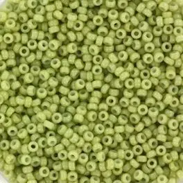 Miyuki Rocailles seed beads Duracoat, 15/0 Opaque Fennel (4473) 4g - Rocailles str 15/0