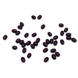 Swarovski crystal pearl, elderberry, 4x3mm risformet, 10 stk - 