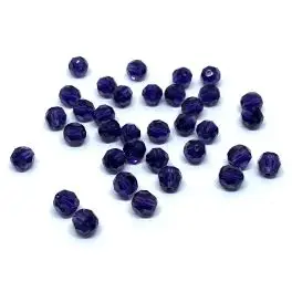 Swarovski crystal, Purple Velvet, 6mm facetslebet rund - 