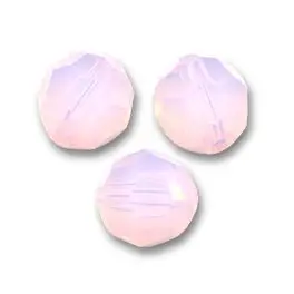 Swarovski crystal, Rose Water Opal, 6mm facetslebet rund - 
