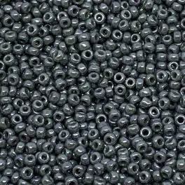 Miyuki Rocailles seed beads, 11/0 Opaque Luster Smoke (2479) - 