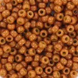 Miyuki Rocailles seed beads Duracoat 8/0 Opaque Cedar (4457) 8g - 