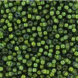 Miyuki Rocailles seed beads 11/0 Fancy Lined Chartreuse Green (3764) - 